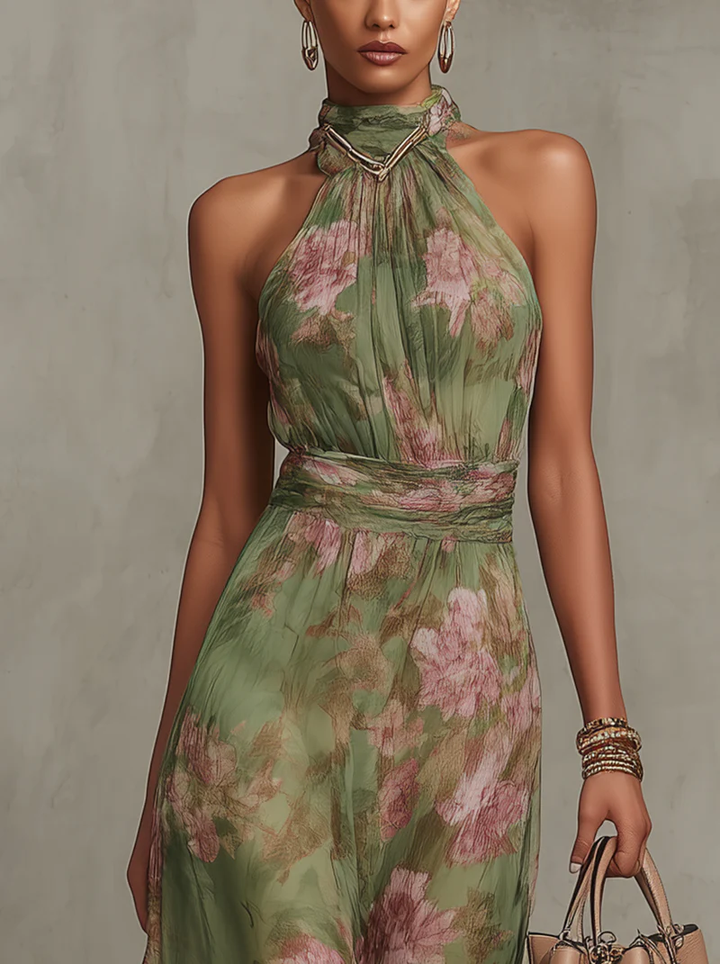 Aria Botanische Eleganz Kleid