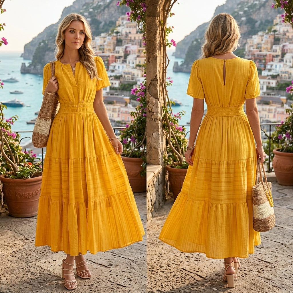 Riviera Entspannte Eleganz Kleid
