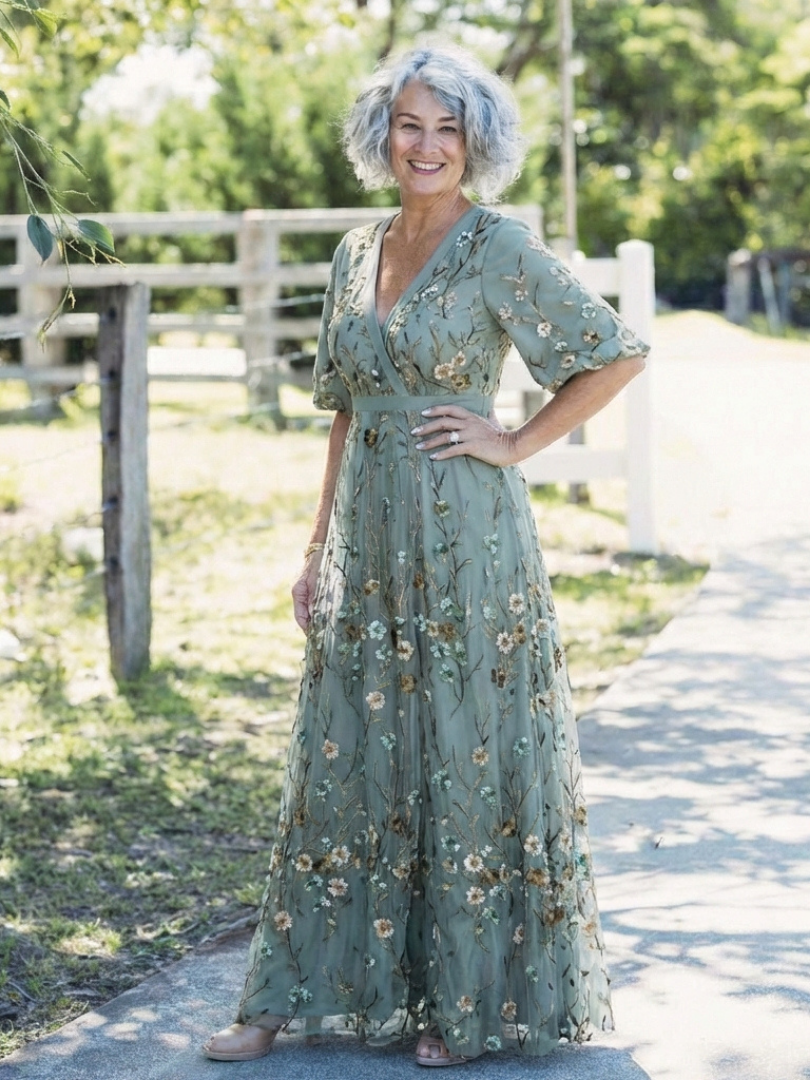 Diane | Schmeichelhaftes Maxikleid