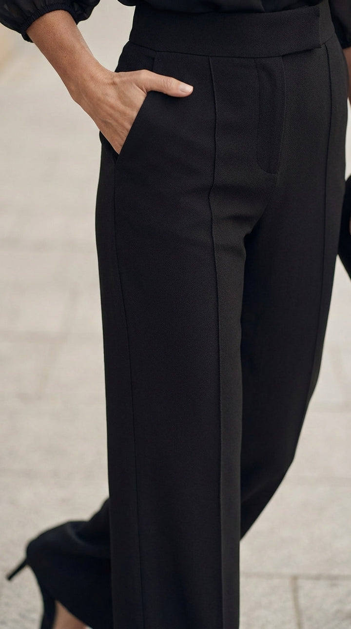 Valerie | Eleganter Jumpsuit mit transparenten Ärmeln