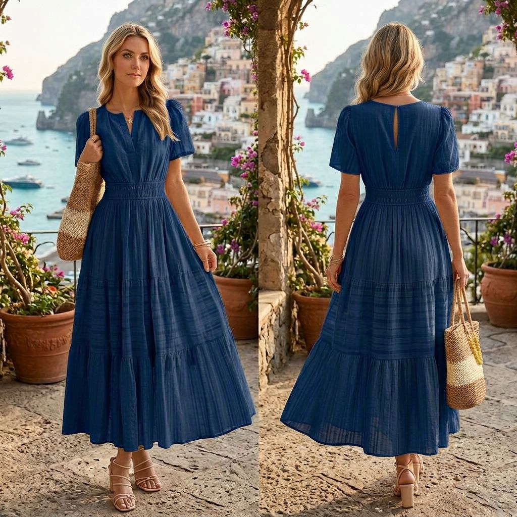 Riviera Entspannte Eleganz Kleid