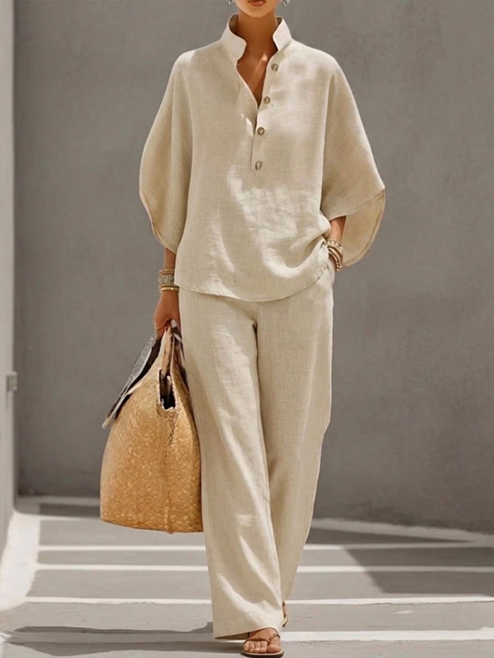 Elena Leinen Ease Zweiteiliges Set