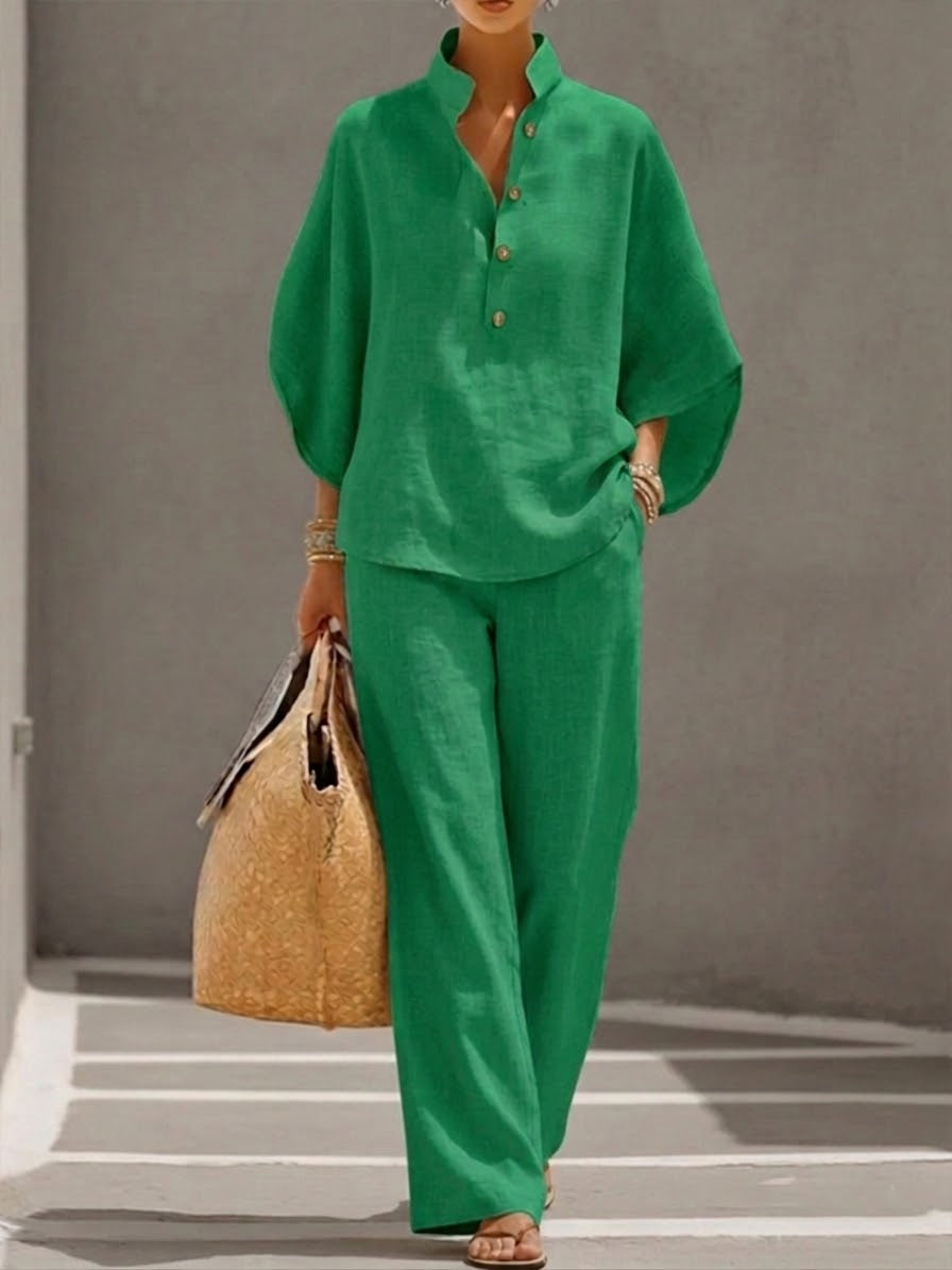 Elena Leinen Ease Zweiteiliges Set