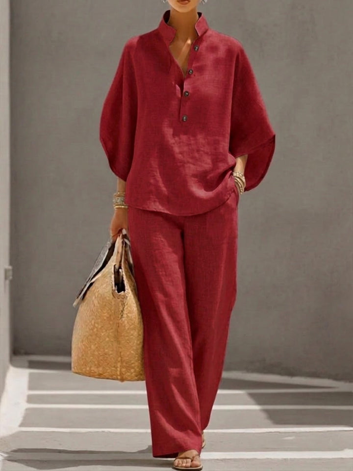 Elena Leinen Ease Zweiteiliges Set