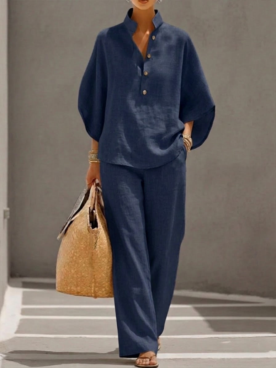 Elena Leinen Ease Zweiteiliges Set