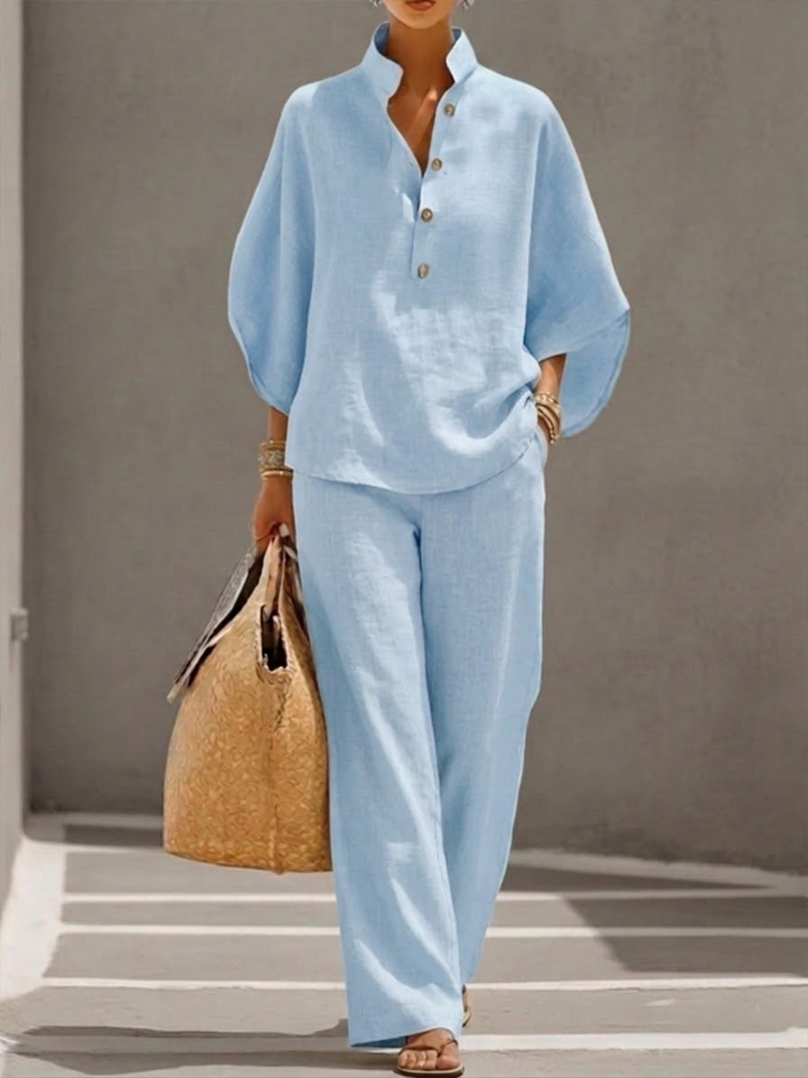 Elena Leinen Ease Zweiteiliges Set