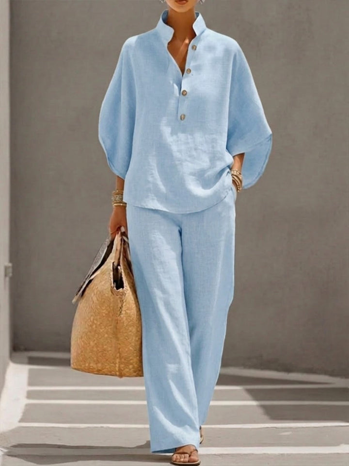 Elena Leinen Ease Zweiteiliges Set