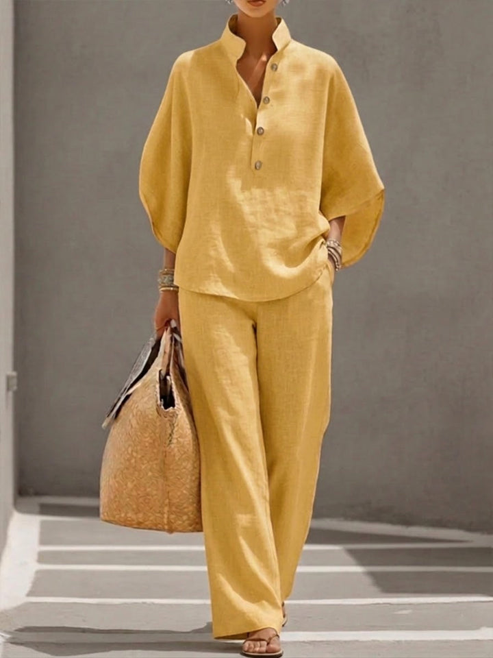 Elena Leinen Ease Zweiteiliges Set
