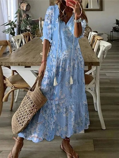 Deborah | Bedrucktes Midikleid
