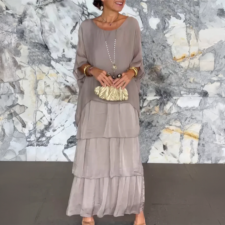 Janet | Fließendes Maxikleid